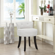 Load image into Gallery viewer, Velvet Soft Seat Low Back Dressing Table Stool