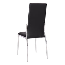 Load image into Gallery viewer, PU Metal Dining Chairs Black