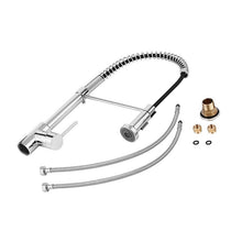 Load image into Gallery viewer, Kitchen Chrome Pull Out Sink Mixer Tap Spring Neck Faucet
