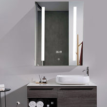 Load image into Gallery viewer, LED Illuminated Bathroom Mirror Cabinet with Touch Switch