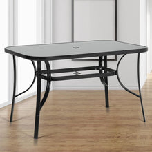Load image into Gallery viewer, Garden Round Table With Umbrella Hole