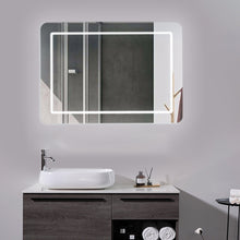Load image into Gallery viewer, LED Bathroom Mirror with Demister Pad Sensor