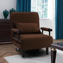 Load image into Gallery viewer, Folding Z Sofa Bed for Single Guest