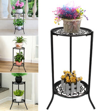 Load image into Gallery viewer, Vintage 2 Tier Metal Plant Display Stand