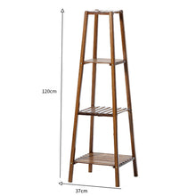 Load image into Gallery viewer, Vintage Tiered Indoor Plant Stand Solid Wood Display Shelf