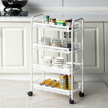 Load image into Gallery viewer, Portable Kitchen Trolley Mesh Storage Rack