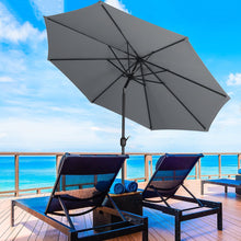 Load image into Gallery viewer, 3M Large Round Garden Parasol Outdoor Beach Umbrella Patio Sun Shade Crank Tilt No Base