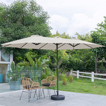 Load image into Gallery viewer, Garden Double-Sided Parasol Umbrella With Base