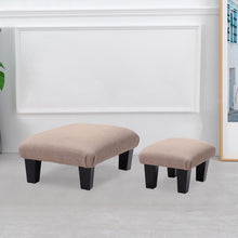 Load image into Gallery viewer, Modern Linen Fabric Footstool
