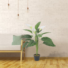 Load image into Gallery viewer, Artificial Potted Flower with Decorative Vase