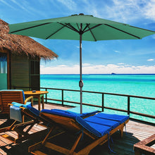Load image into Gallery viewer, 3M Round Sunshade Parasol Umbrella Easy Tilt Without Base