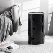 Load image into Gallery viewer, Floorstanding Tiered Round Storage Cabinet