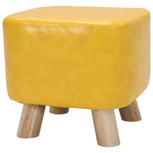 Load image into Gallery viewer, Square Padded Footstool Kids Children Seat Home