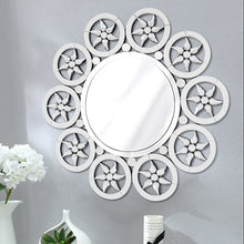 Load image into Gallery viewer, Wall Hung Round Contemporary Art Mirror