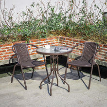 Load image into Gallery viewer, Outdoor Metal Coffee Dining Set, Brown