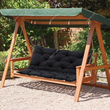Load image into Gallery viewer, Outdoor Garden Cushion Seat Bench Swing Chair Replacement Pad w/ Backrest