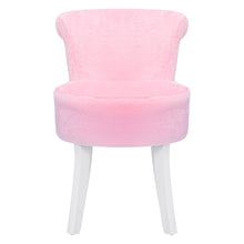 Load image into Gallery viewer, Plush Shaggy Dressing Table Stool Piano Seat