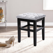 Load image into Gallery viewer, Buttoned Top Dressing Table Chair Bedroom Dresser Make Up Chair Vanity Stool Seat