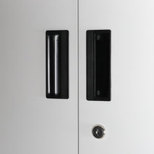 Load image into Gallery viewer, Modern Matte Lockable Storage Cabinet with Drawers