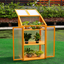 Load image into Gallery viewer, Garden Wooden Polycarbonate Plant Growhouse