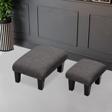 Load image into Gallery viewer, Modern Linen Fabric Footstool