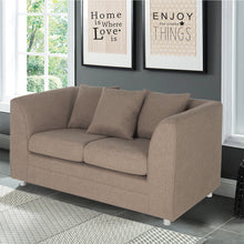 Load image into Gallery viewer, Modern Linen Upholstered 2 Seater Sofa