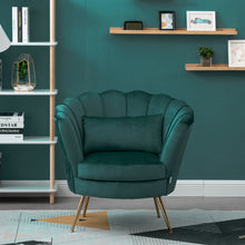 Load image into Gallery viewer, Modern Velvet Fabric Armchair Tub Occasional Chair