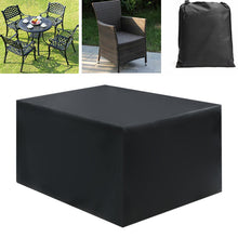 Load image into Gallery viewer, Waterproof Garden Rattan Sofa Furniture Set Rain Cover for 4 Seater Outdoors