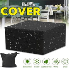 Load image into Gallery viewer, Waterproof Garden Rattan Sofa Furniture Set Rain Cover for 4 Seater Outdoors