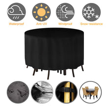 Load image into Gallery viewer, Heavy Duty Round Table Chair Furniture Cover Outdoor Waterproof Garden & Patio