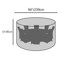 Load image into Gallery viewer, Heavy Duty Round Table Chair Furniture Cover Outdoor Waterproof Garden & Patio