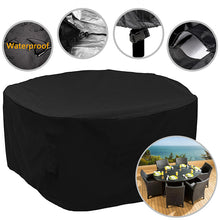 Load image into Gallery viewer, Heavy Duty Round Table Chair Furniture Cover Outdoor Waterproof Garden & Patio