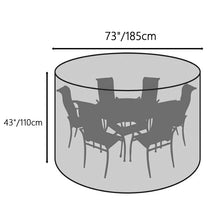 Load image into Gallery viewer, Heavy Duty Round Table Chair Furniture Cover Outdoor Waterproof Garden & Patio