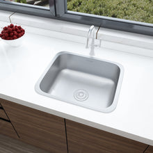 Load image into Gallery viewer, 41 x 36 x 20.5 cm Single Bowel Stainless Steel Kitchen Sink Strainer Waste