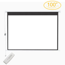 Load image into Gallery viewer, Wall Mount Electric Projector Screen for Home Theater Movie-4 Size options