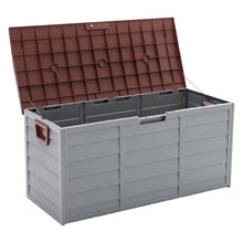 Load image into Gallery viewer, Waterproof Large Plastic Garden Storage Box with Wheels