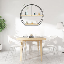 Load image into Gallery viewer, Metal/Solid Wood Floating Shelf with Sturdy - 6 Shape !