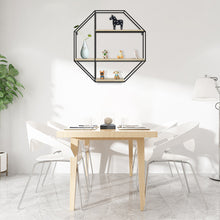 Load image into Gallery viewer, Metal/Solid Wood Floating Shelf with Sturdy - 6 Shape !