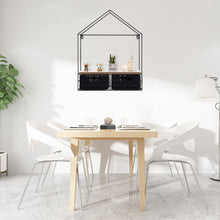 Load image into Gallery viewer, Metal/Solid Wood Floating Shelf with Sturdy - 6 Shape !