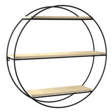 Load image into Gallery viewer, Metal/Solid Wood Floating Shelf with Sturdy - 6 Shape !