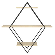 Load image into Gallery viewer, Metal/Solid Wood Floating Shelf with Sturdy - 6 Shape !