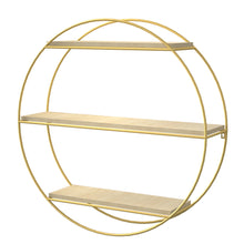 Load image into Gallery viewer, Metal/Solid Wood Floating Shelf with Sturdy - 6 Shape !