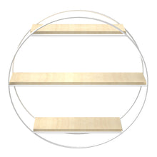 Load image into Gallery viewer, Metal/Solid Wood Floating Shelf with Sturdy - 6 Shape !