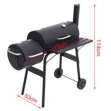 Load image into Gallery viewer, Charcoal BBQ Grill with Offset Smoker