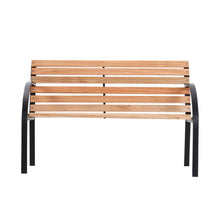 Load image into Gallery viewer, Garden bench - wooden bench, wooden garden bench, outdoor bench, park chair - 2 colors