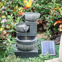 Load image into Gallery viewer, In/Outdoor Water Fountain Feature LED Lights Garden Statues Decor Solar Powered