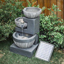 Load image into Gallery viewer, In/Outdoor Water Fountain Feature LED Lights Garden Statues Decor Solar Powered