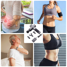 Load image into Gallery viewer, Massage Gun, Upgrade Handheld Deep Tissue Percussion Muscle Massager, Muscle Massage Gun for Athletes, Black