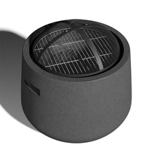 Load image into Gallery viewer, Outdoor Cylindrical Fire Pit Patio Wood Log Burner MgO Garden BBQ Grill