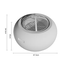 Load image into Gallery viewer, Outdoor Bowl Shaped Fire Pit Patio Wood Log Burner Garden BBQ Grill